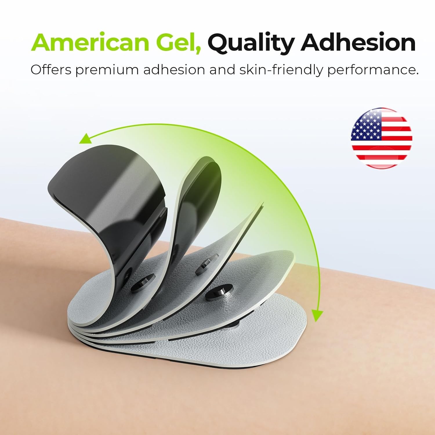 AUVON Wireless TENS Unit Electrode Pads Compatible with AUVON Wireless TENS