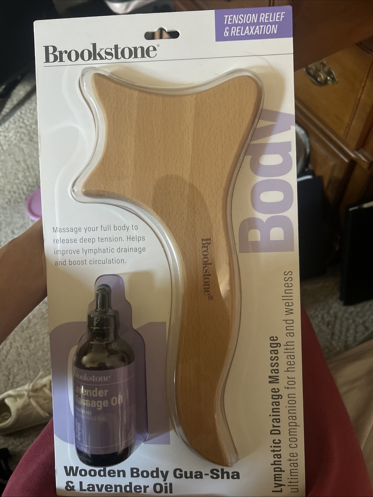 Brookstone Wooden Body Gua-Sha