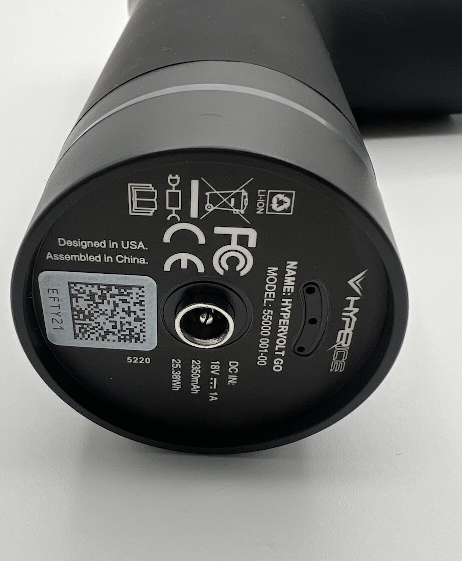 Hyperice Hypervolt GO Hand Held Percussion Massage Gun ONLY- PARTS ONLY – AS IS