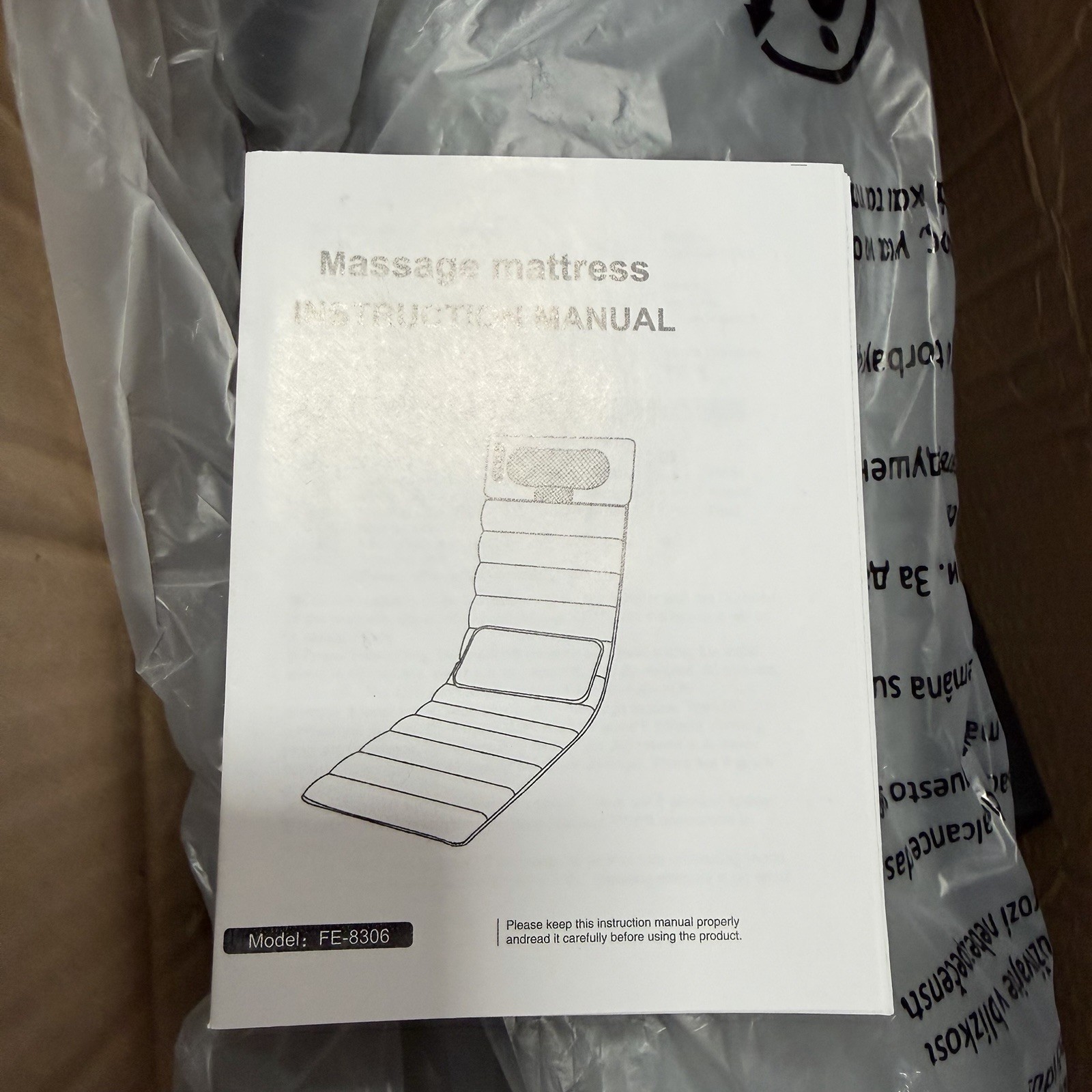 Massage Mattress FE-8306 | 10 Vibration Motors + Shiatsu + Heating 12V