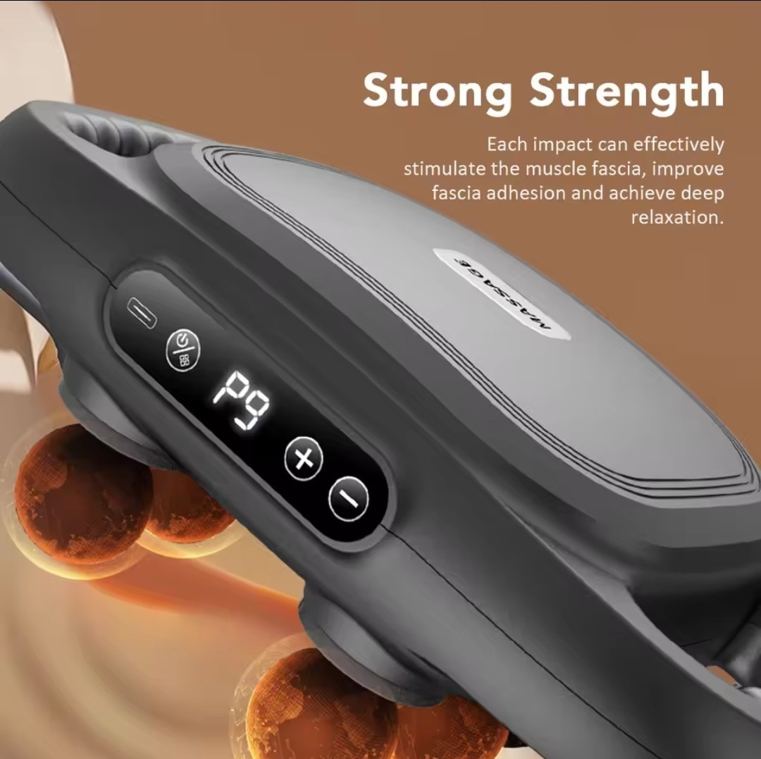 16-Head Whole Body Fascia Gun Massager for shoulder back waist deep tissue