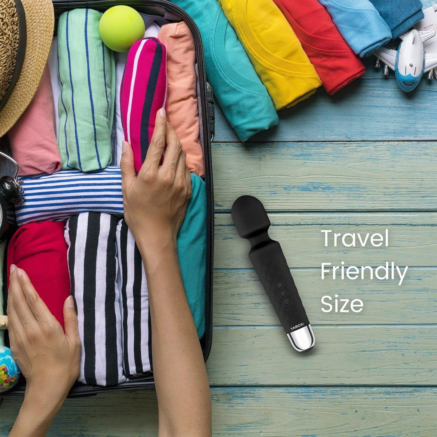Ultimate Travel Massage Device – Black Silicone, Deep Tissue Relief, Easy Clean