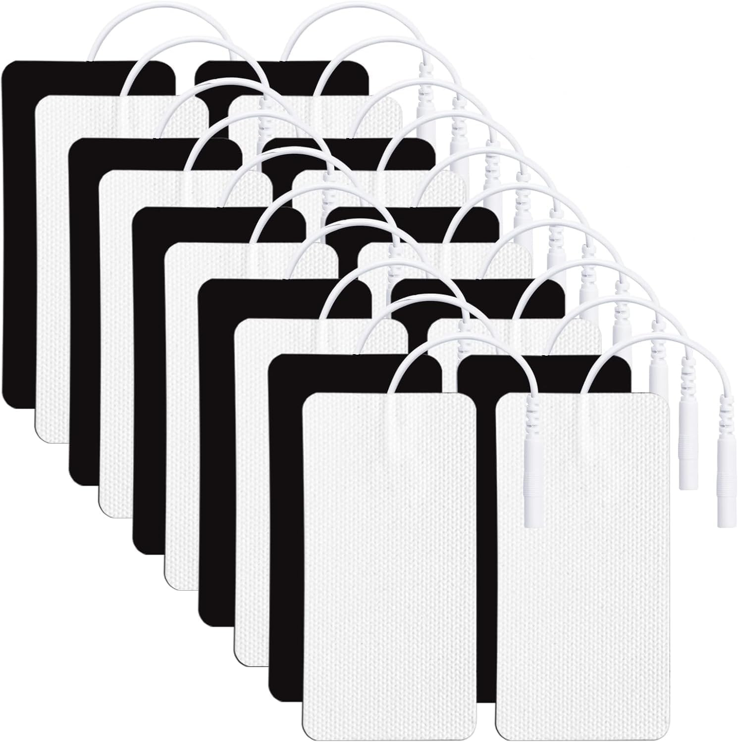 TENS Unit Replacement Pads 20 Pcs 2″ X 4″ Large Electrode Patches with Upgraded