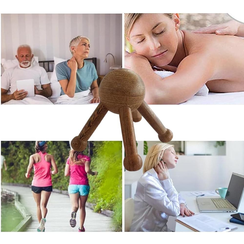 Deep Tissue Trigger Point Body Massager – Handheld Scraping & Muscle Relief Tool
