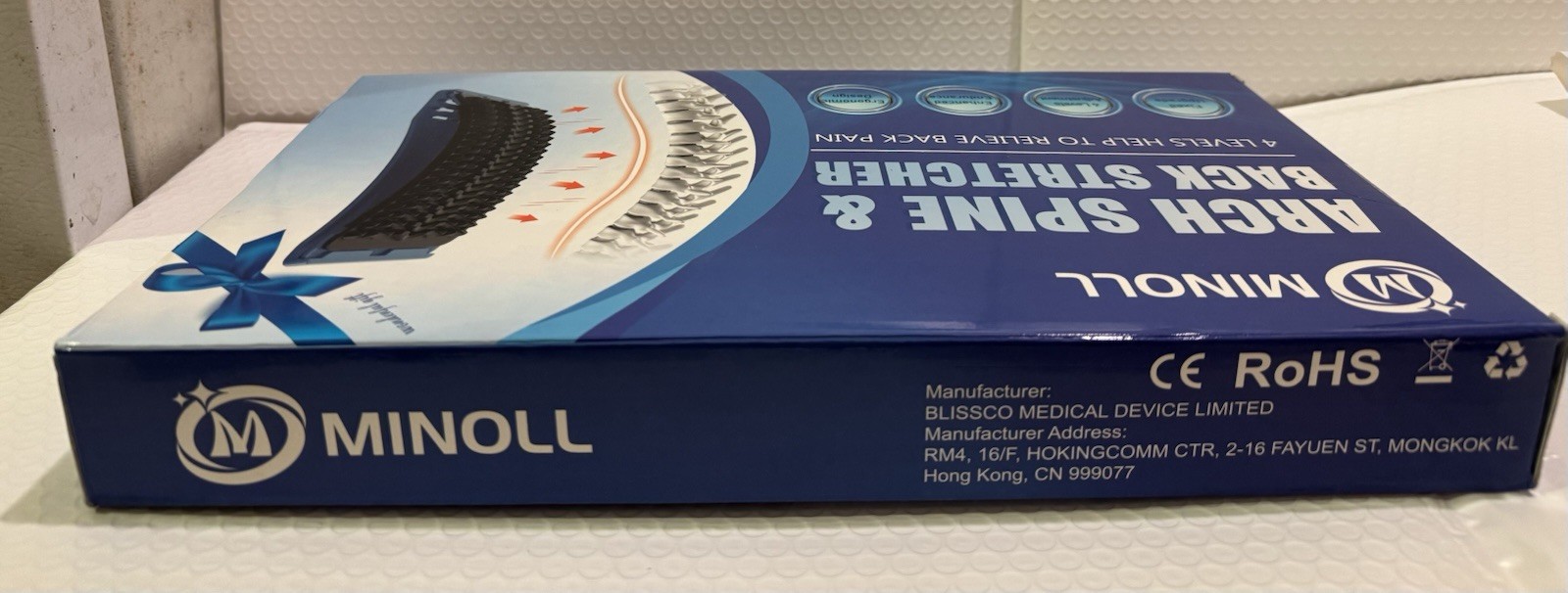 MINOLL ARCH SPINE & BACK STRETCHER 4 LEVELS ADJUSTMENT – ENHANCED ENDURANCE NEW