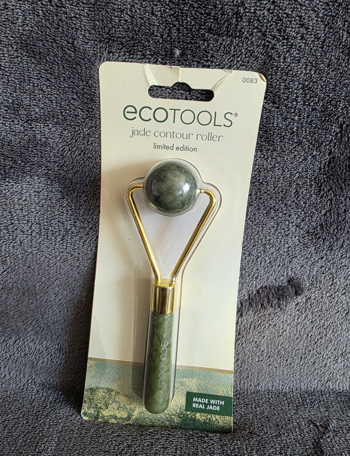 New EcoTools Jade Contour Roller Limited Edition Real Jade Facials Face Care