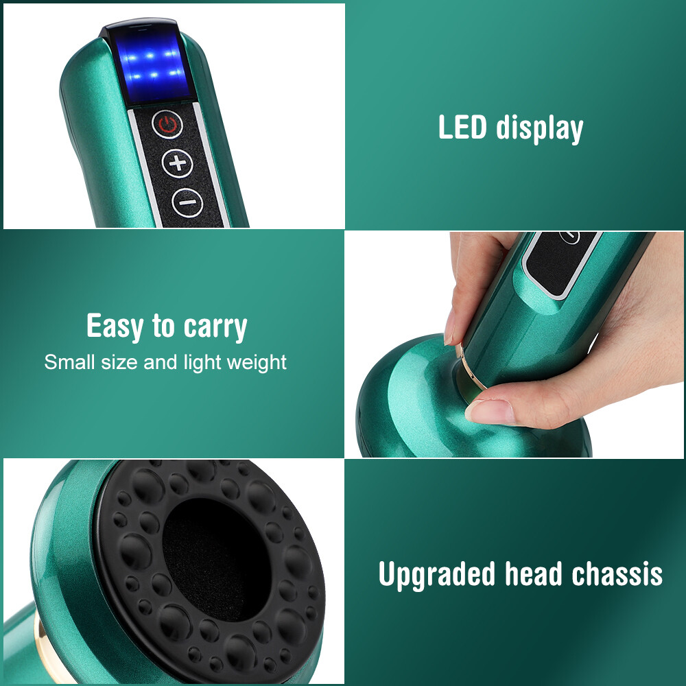 Electric Cupping Massager Vacuum Suction Cup GuaSha Anti Cellulite Beauty Tools