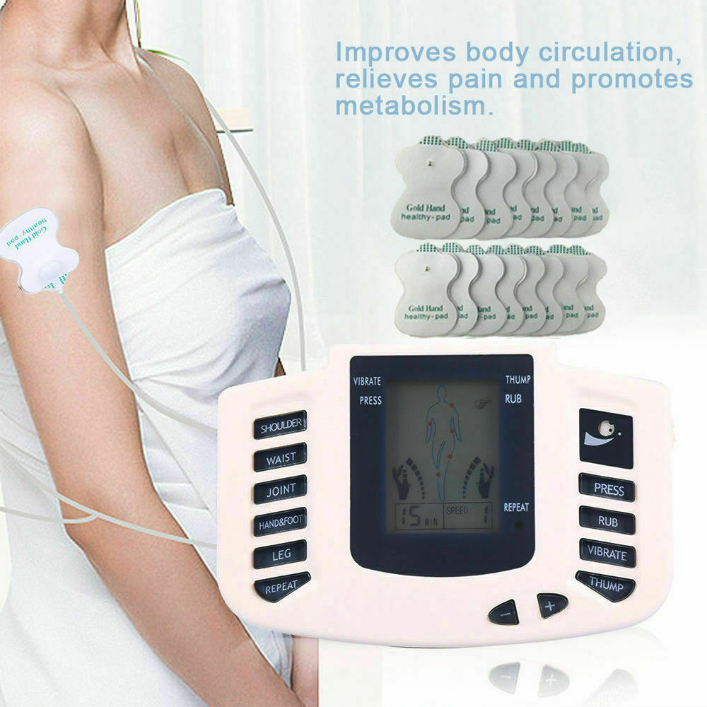 20 PCS Snap Replacement Electrode Pads for TENS Unit Muscle Stimulator Massager