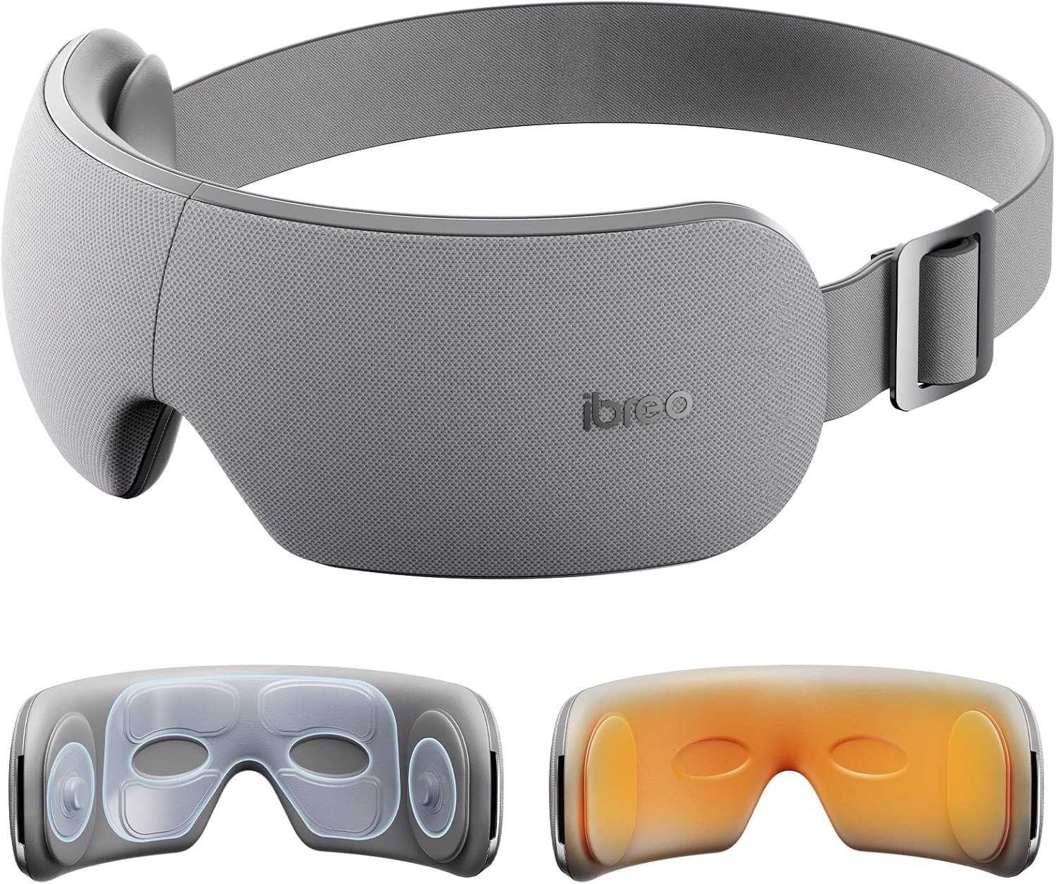 ibreo Eye Massager for Migraines with Temple Massage, Heat, Air Compression
