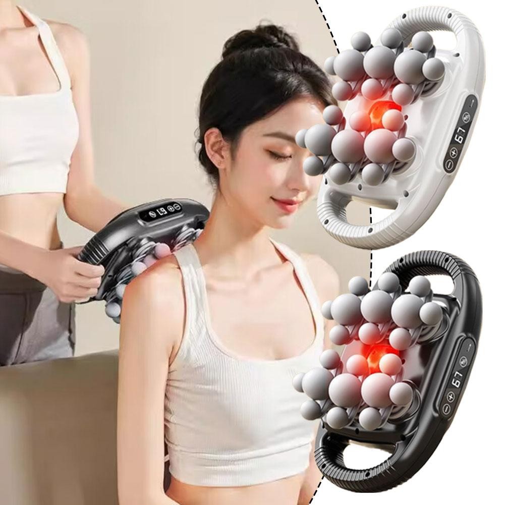 22 Head Cordless Massage Gun 9 Speed Vibration Massager Full Body Relief