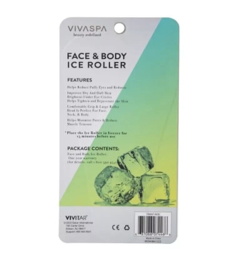 VIVASPA Beauty Redefined Face & Body Blue Ice Roller