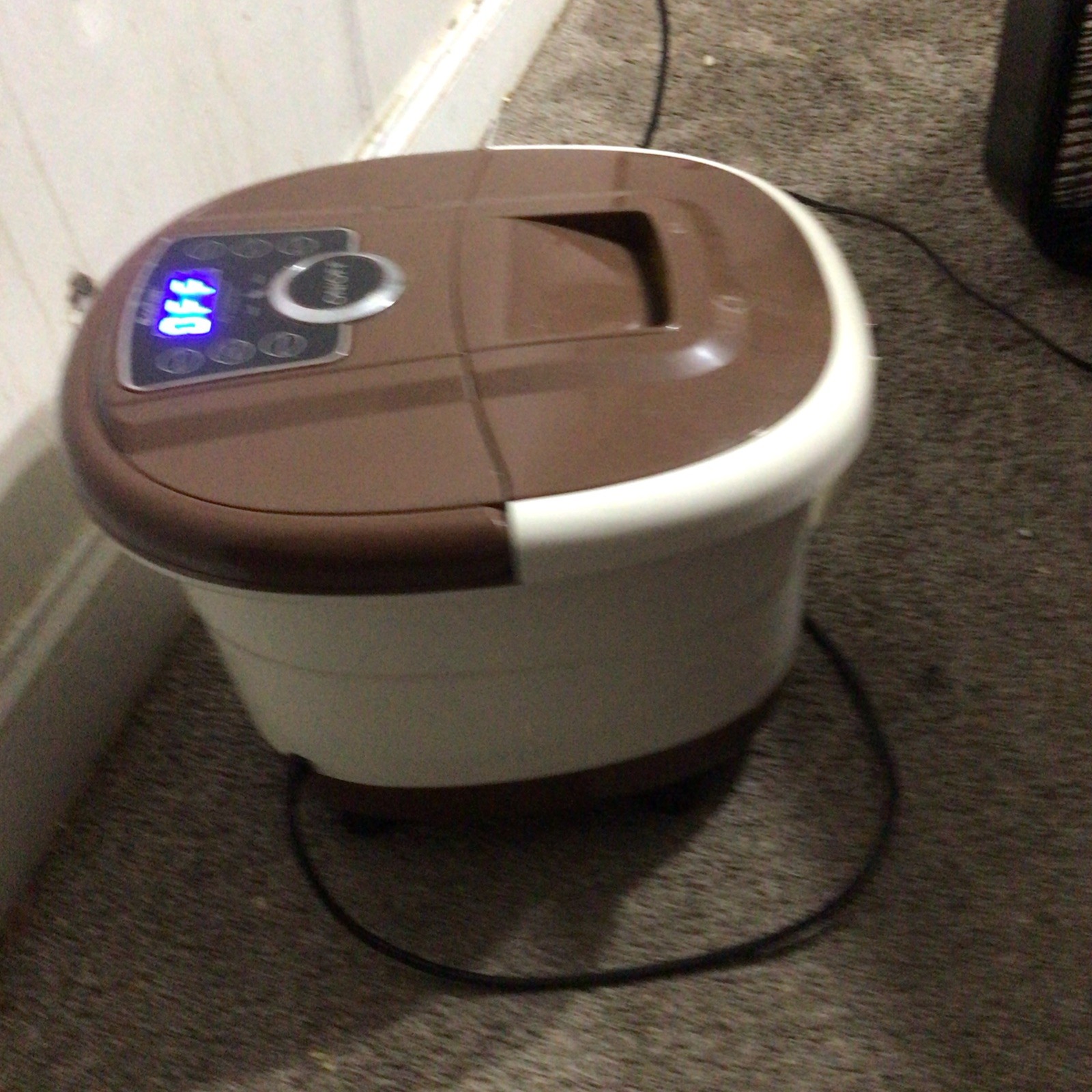 Costway Portable Electric Foot Spa Bath Shiatsu Roller Motorized Massager