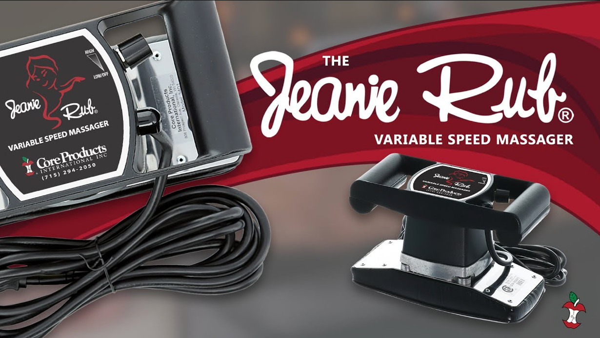 Core Products Jeanie Rub Full Body Massage Therapy Variable Speed Massager NIB