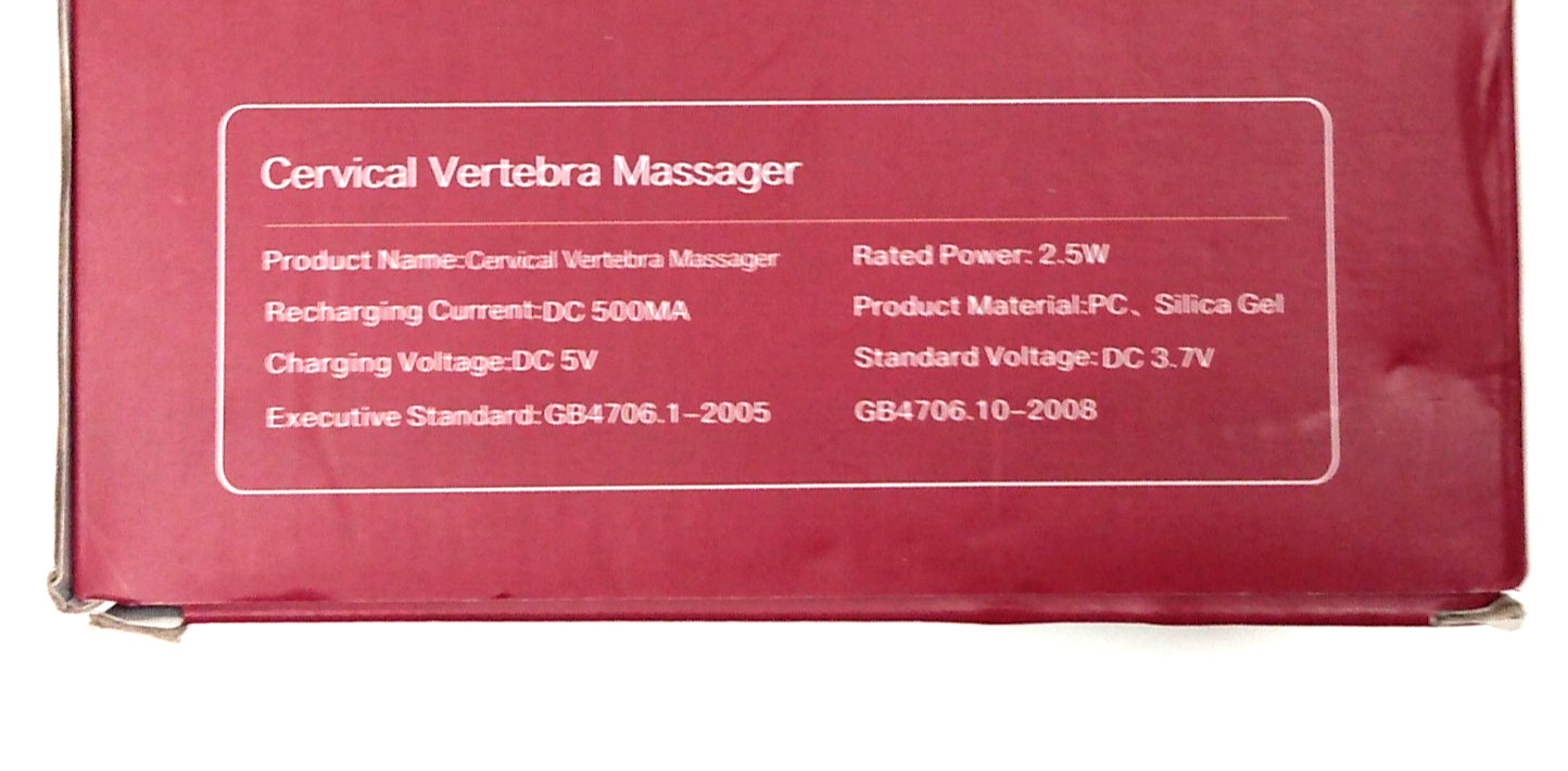 Neck Shoulder Back Massager Wireless Deep Tissue Warms Relaxes Muscles Free Ship