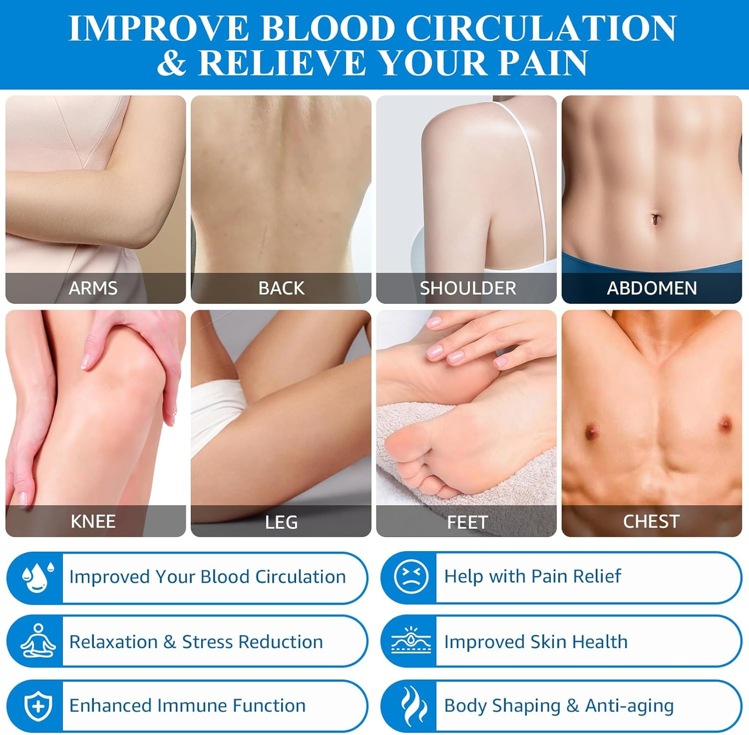 Silicone Cupping Therapy Set for Massage, Cellulite & Muscle Pain Relief