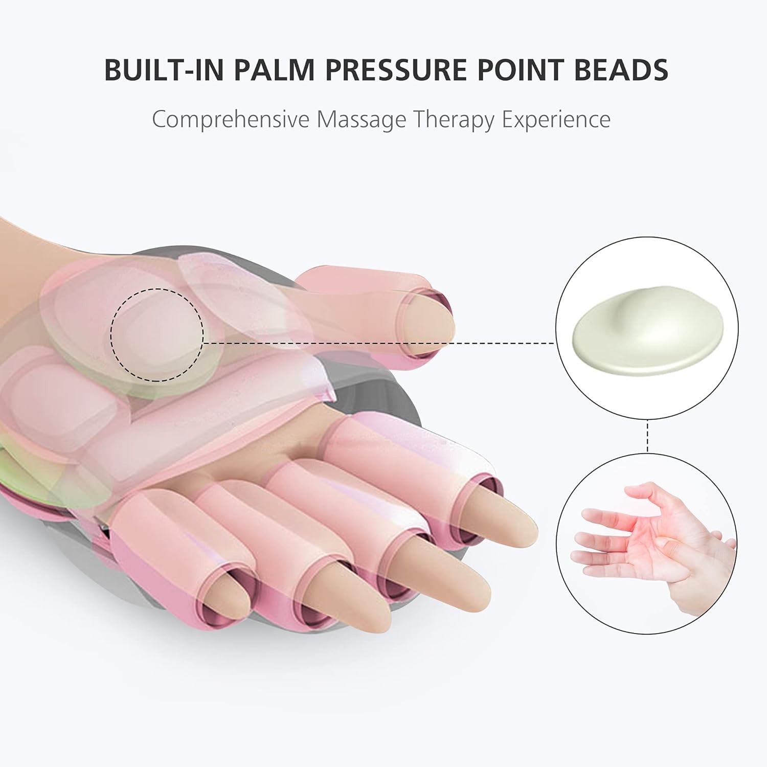 Ultimate Wireless Hand Massager with Heat – 3 Compression Modes & Rechargeable