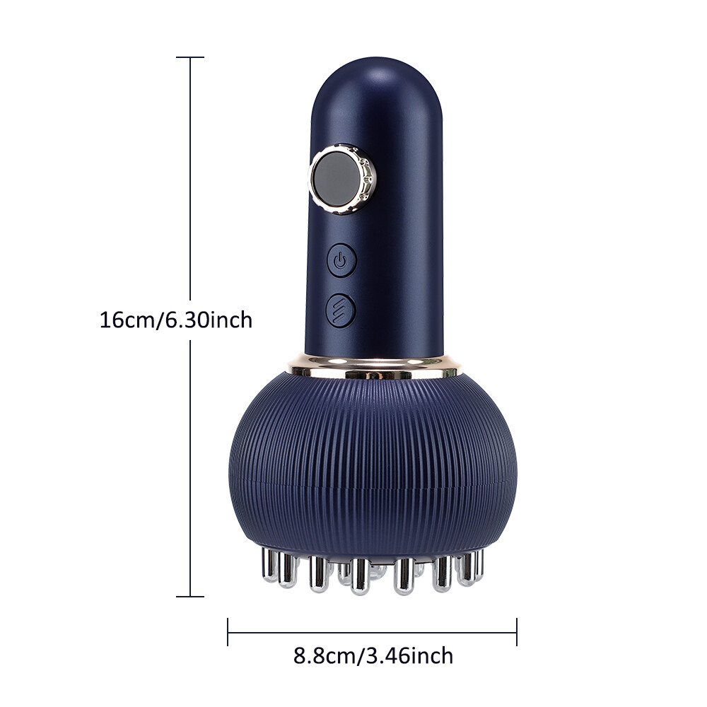 Electric Lymphatic Drainage Machine Microcurrent Meridian Body Massage Brush