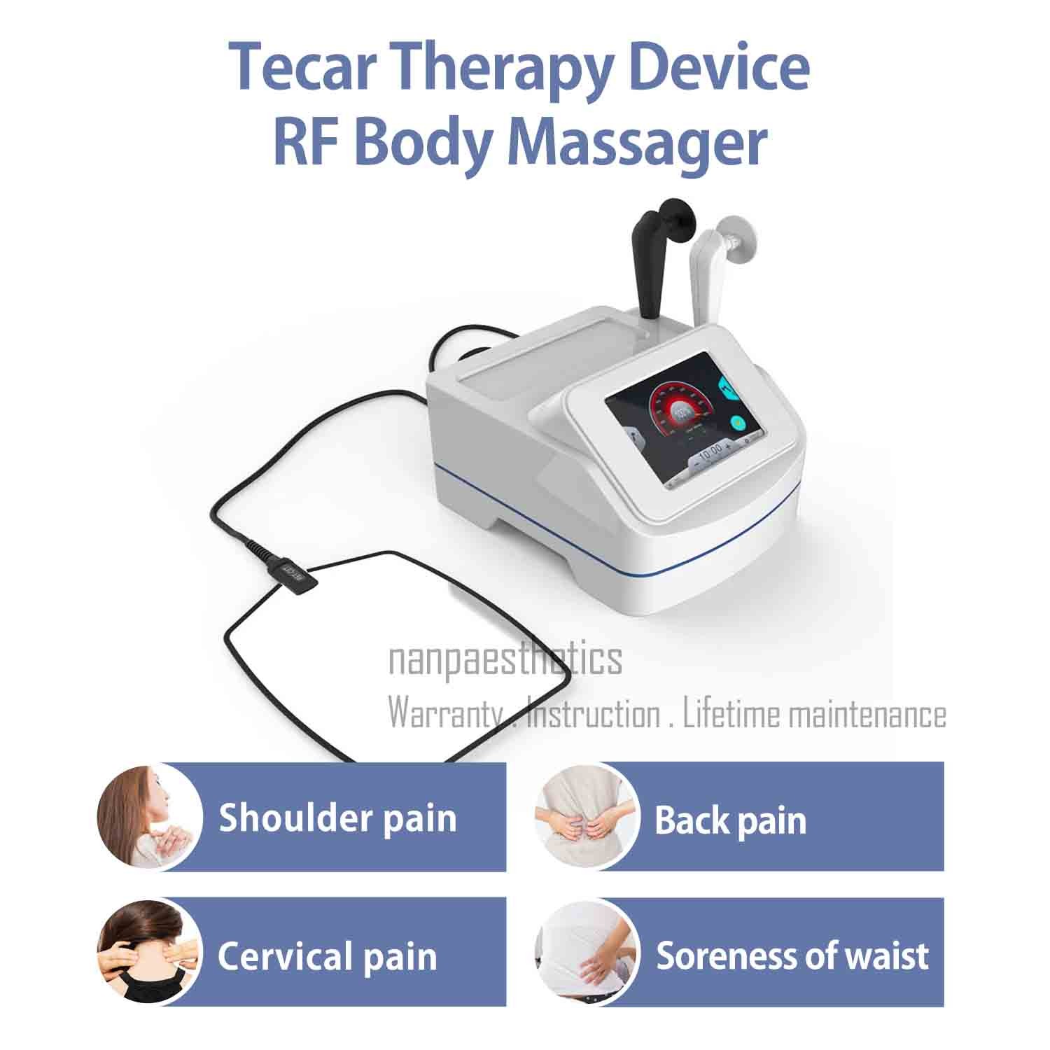 Smart Tecar Therapy Machine CET RET Pain Relief Sports Injury Facial Skin Care