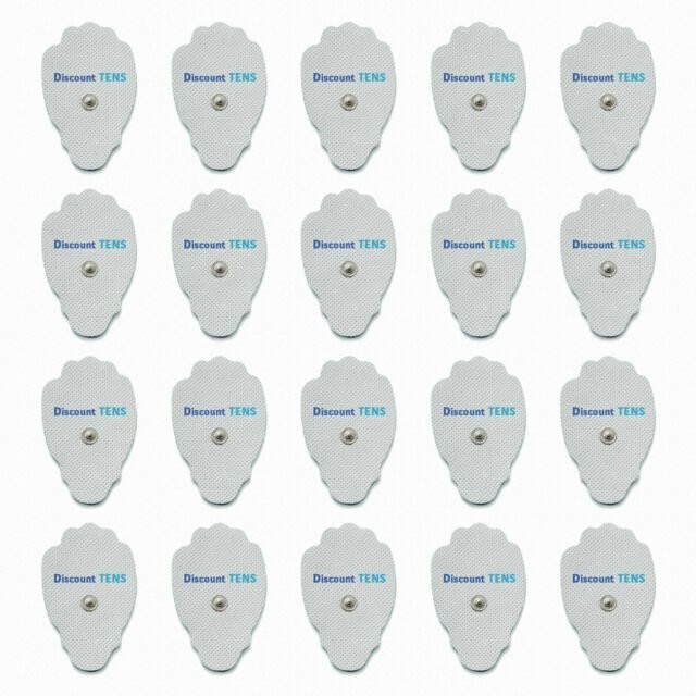 TENS Electrodes, Super Value 20 Replacement Electrode Pads for TENS Units, Snap