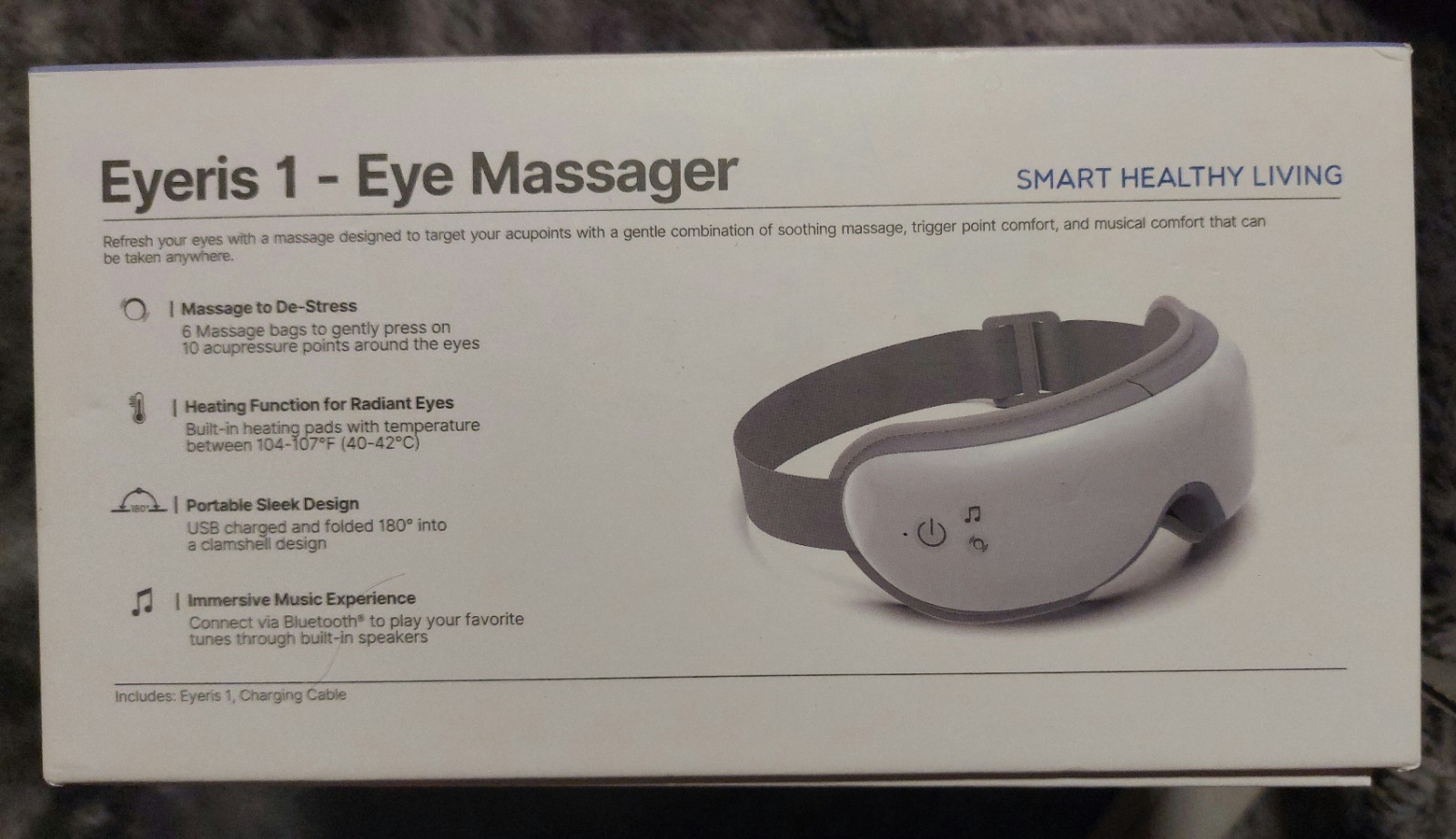 RENPHO Eyeris 1 Heated Eye Massager Pink Compression Relaxation