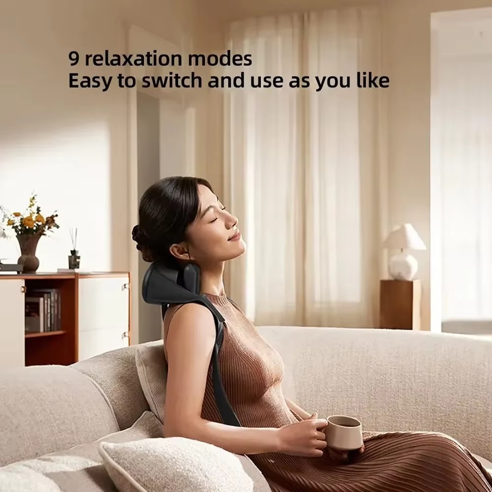 XIAOMI Electric Neck Shoulder Massager Heated Kneading Back Muscle Pain Relief