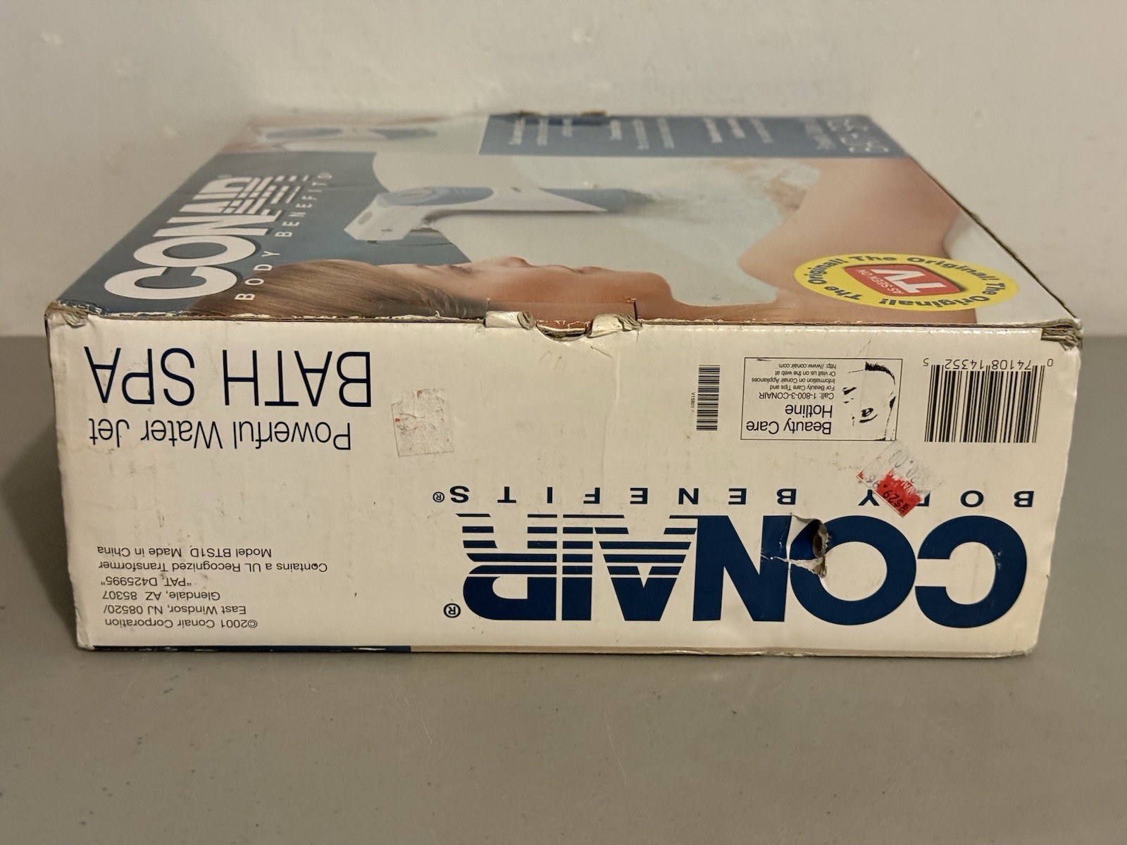 Conair Body Benefits Powerful Water Jet Action Bath Spa BTS1D Brand New NOS 2001