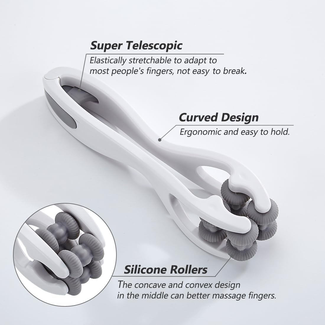 Silicone Hand & Finger Massager for Arthritis & Carpal Tunnel Relief