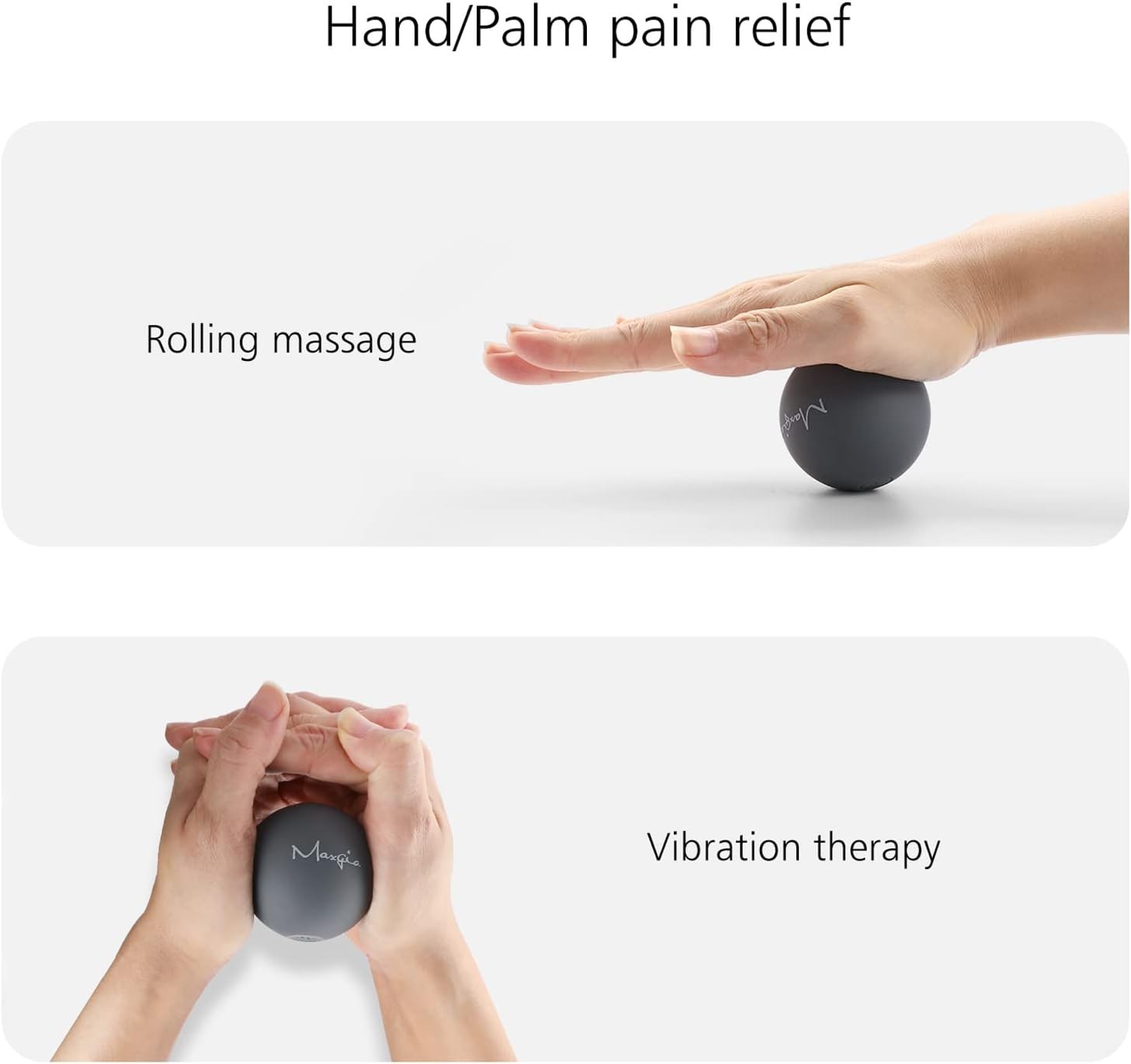 2″ Mini Massage Ball, 5 Speeds Vibrating Massage Roller Ball for Palm, Hand, …