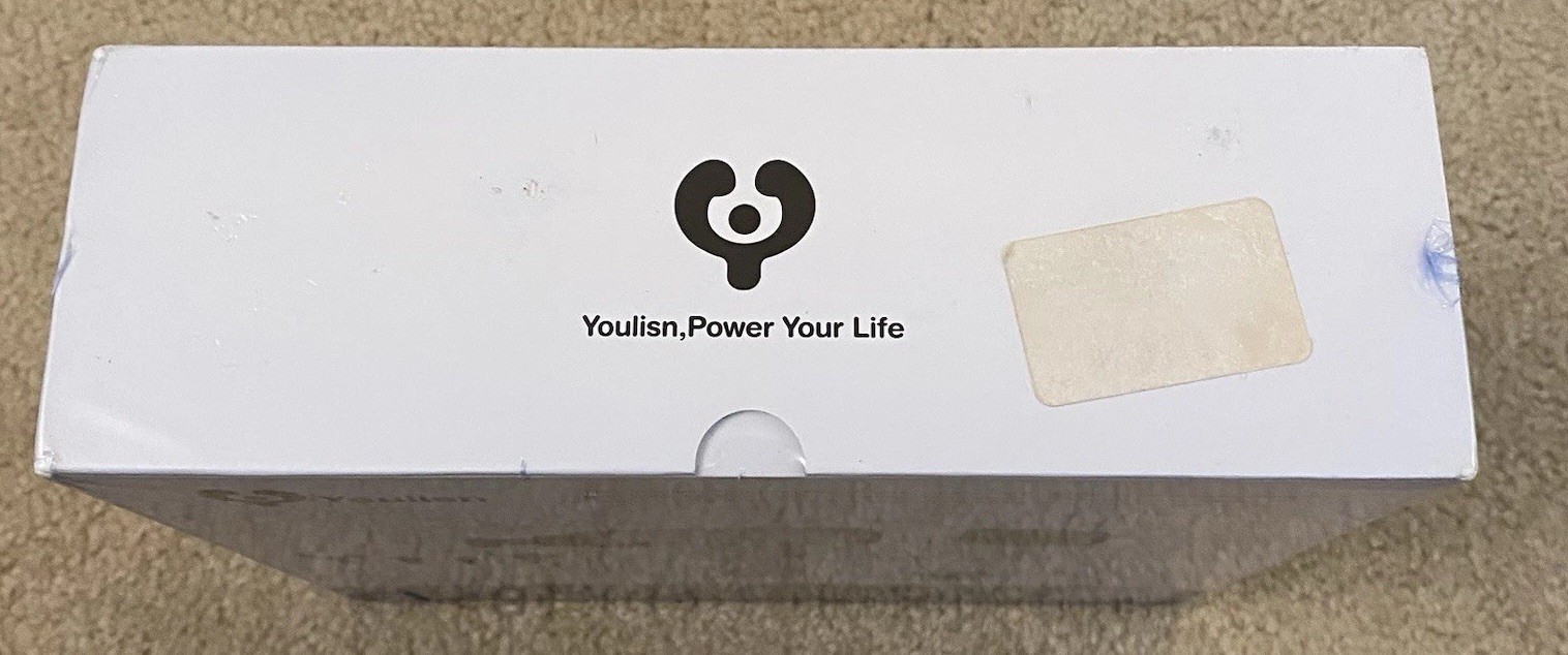 New Youlisn Vibration Massage Gun Cordless Rechargeable 4 Changeable Heads 3 Spd