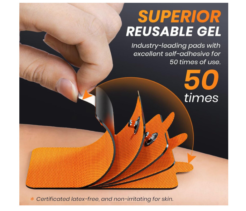 TENS Unit EMS Device Muscle Stimulator 32 Modes Rechargeable Dual Channel Stim