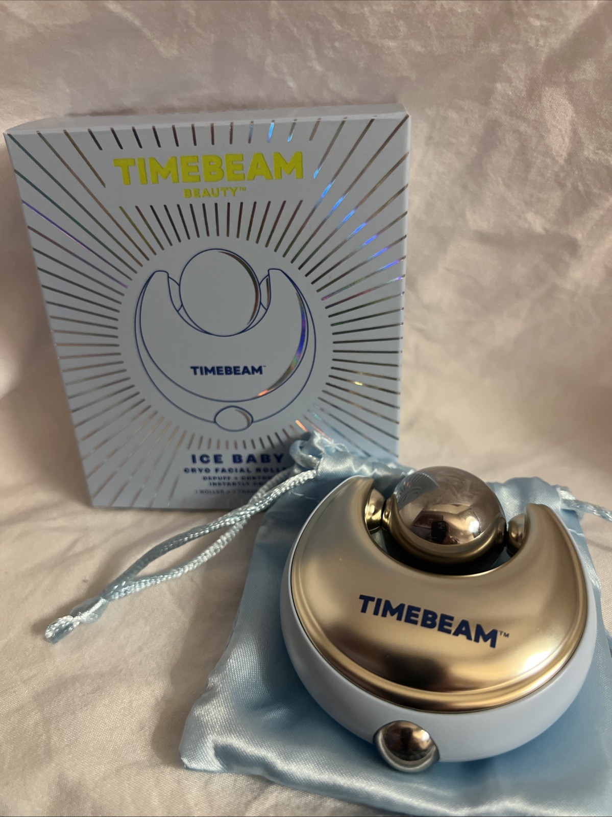 Timebeam Ice Baby Cryo Facial Roller New