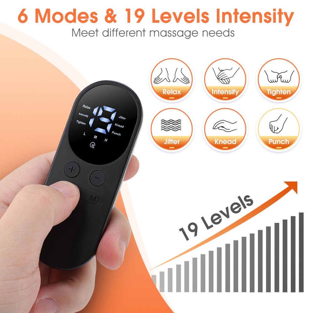 EMS Neck Massager Pulse Electric Heating Mini Portable Muscle Stimulator Patch