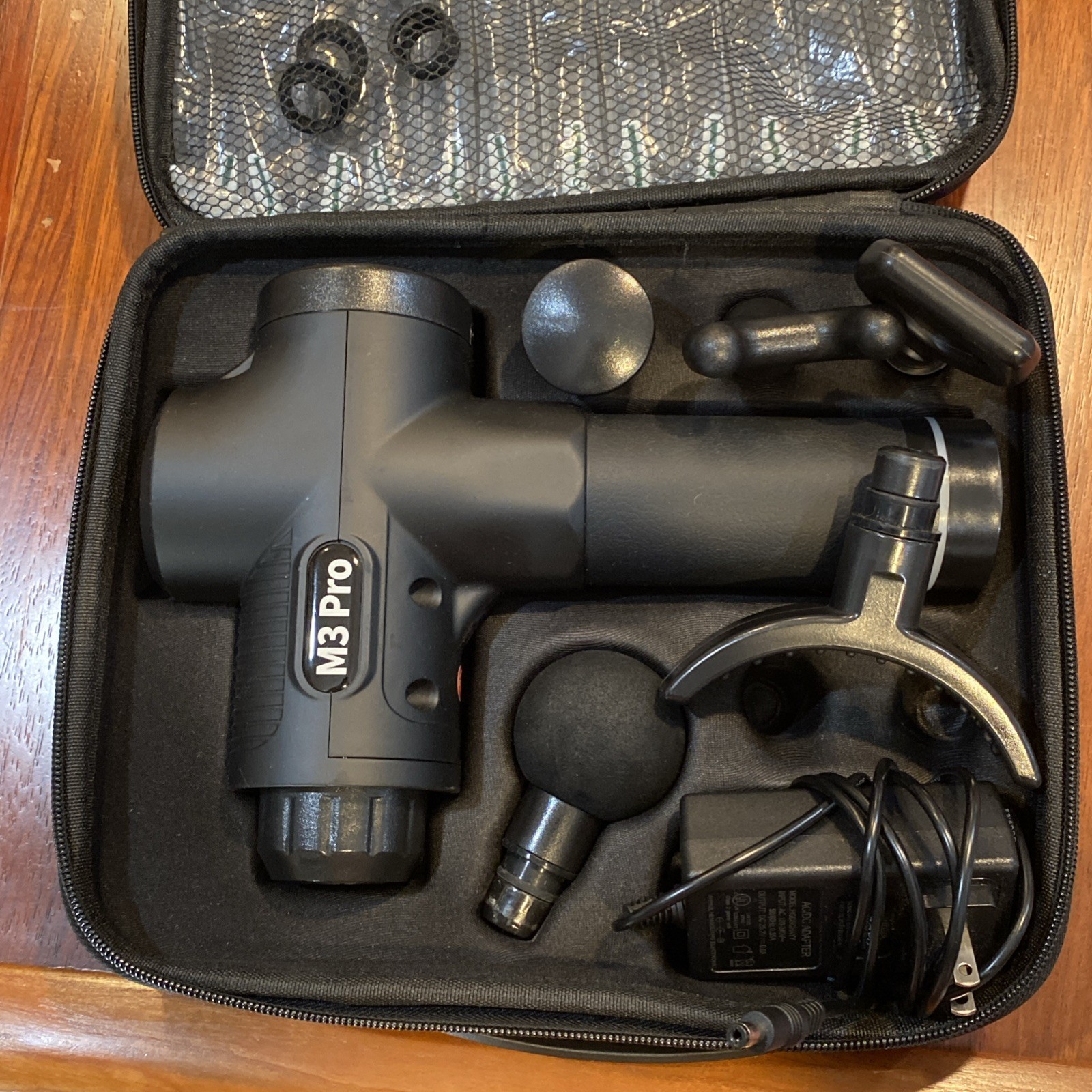 M3 Pro Massage Gun.Great Shape.Multiple Attachments. Charger Carry Case