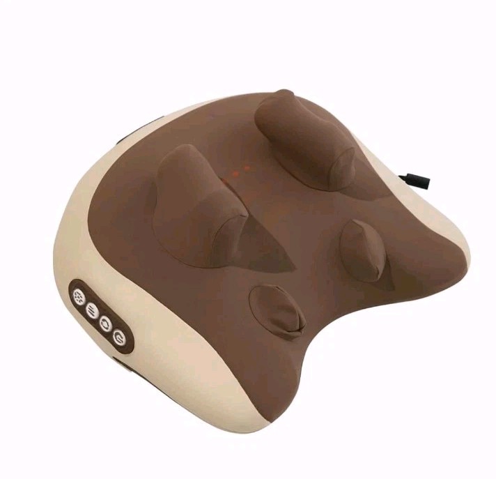 NIB HiZoo Pillow Neck Shoulder Massager Lymphatic Drainage Rechargeable NEW