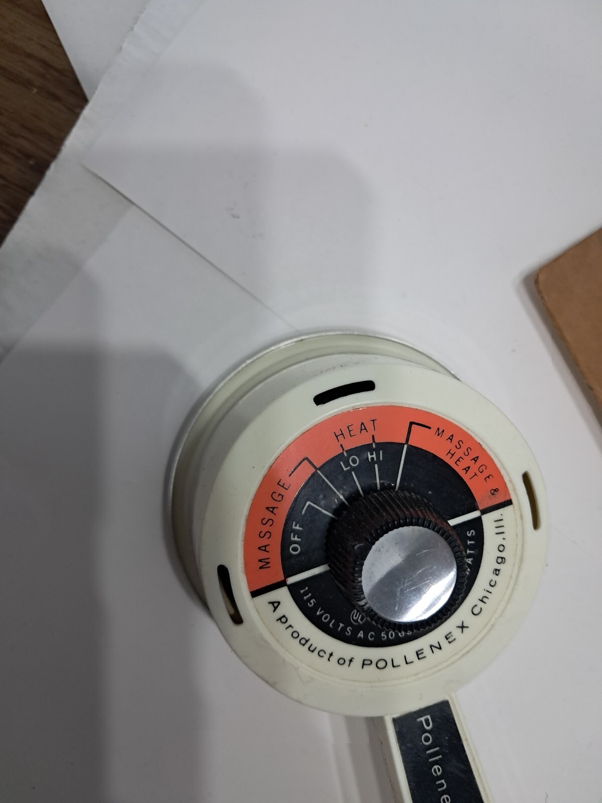 Vintage Pollenex Deep Heat Massager Model HM10 In Original Box -Works (s)