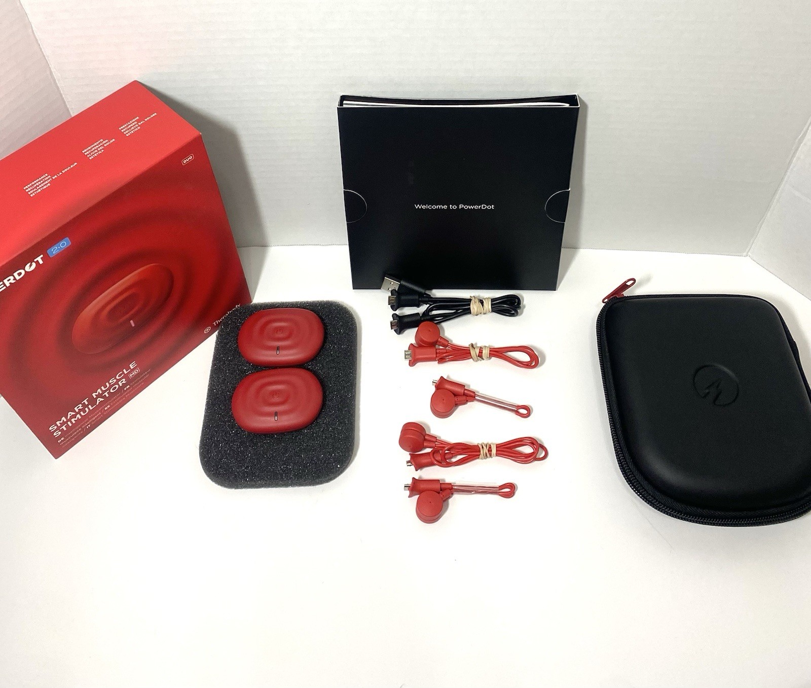 PowerDot 2.0 Duo Electric Muscle Stimulator – Red