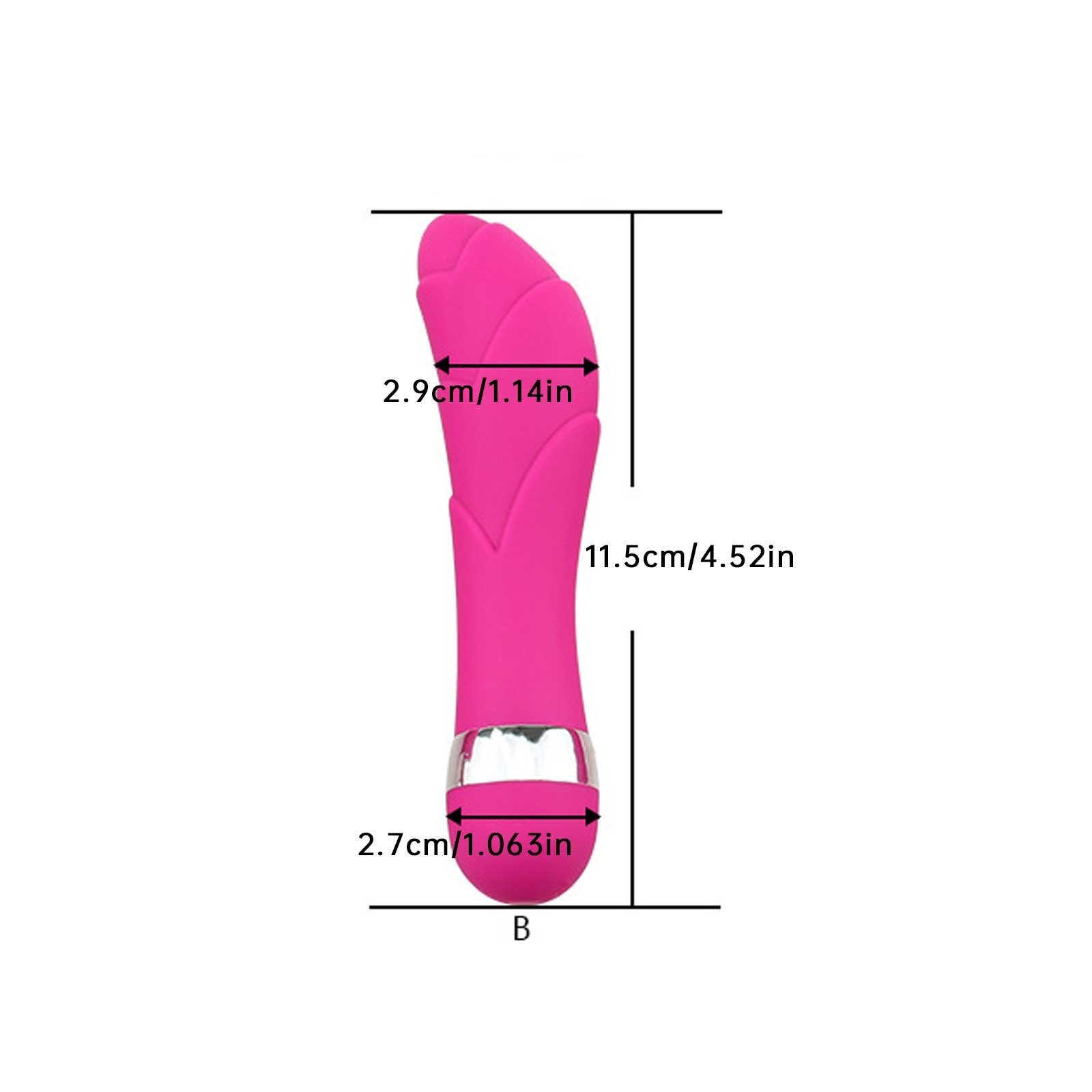 Personal Mini Wand Massager, Quiet Handheld Small Wand with 10 Vibration USA