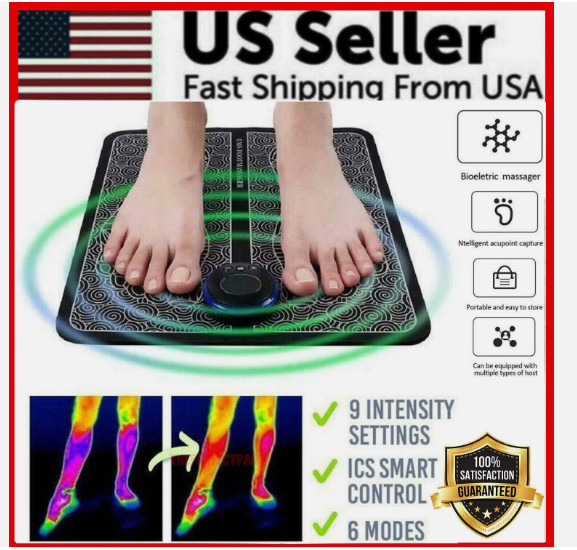 EMS Foot Massager Leg Reshaping Electric Deep Kneading Muscle Pain Relax Machine