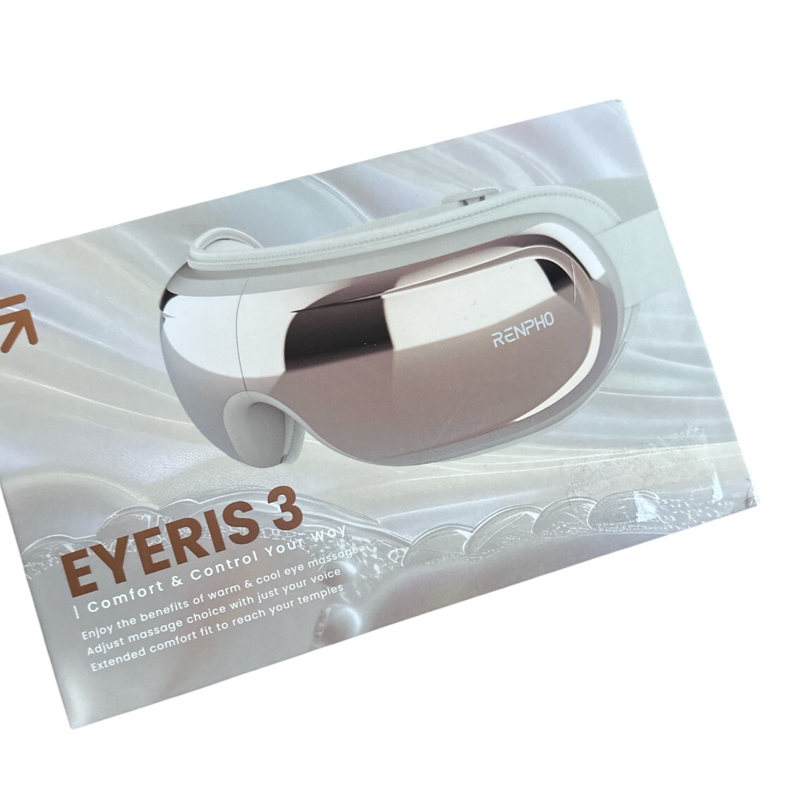 RENPHO Eyeris 3 Eye Massager with Heat & Cooling Voice Control Migraine Relief