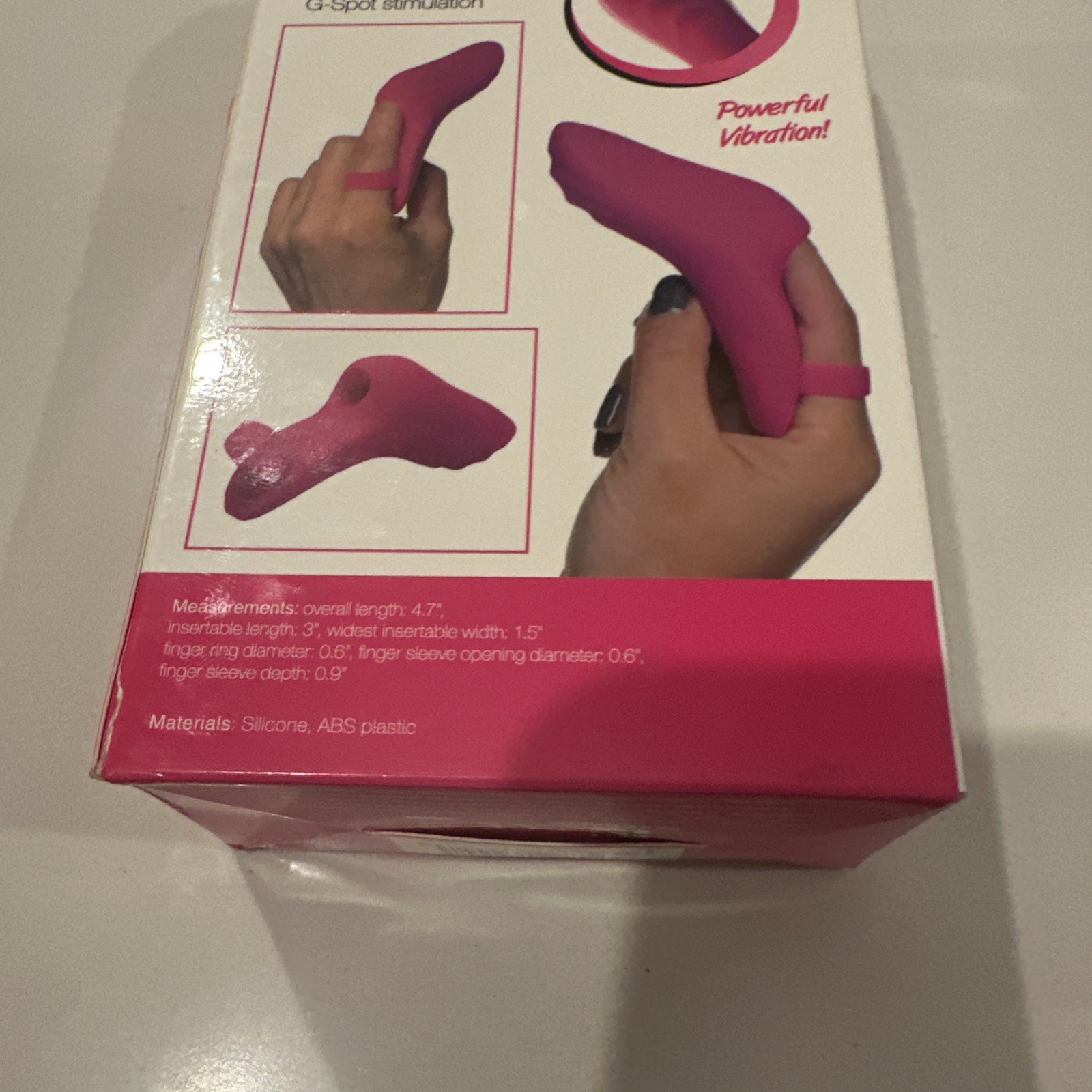 7X Finger Cover Pro Silicone Personal Vibrating Massager USB Rechargeable Waterp