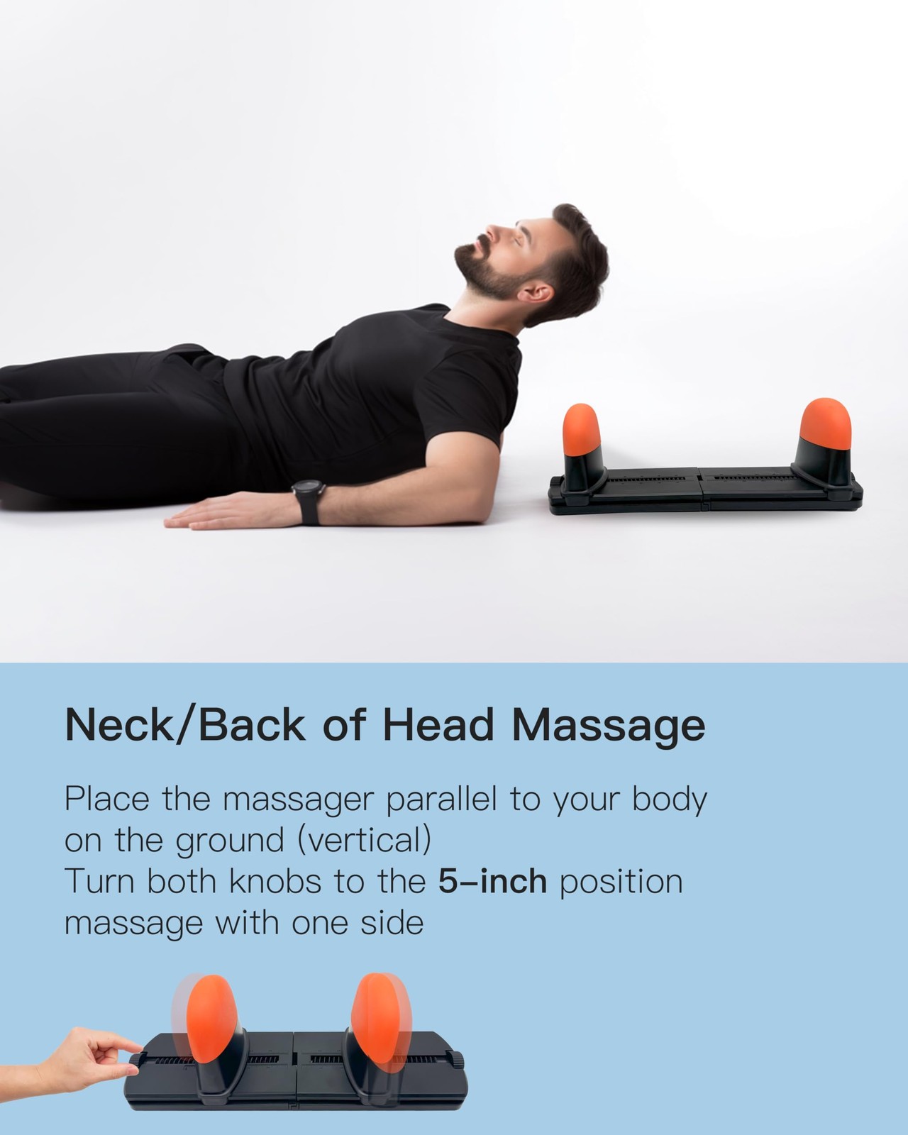Psoas Muscle Release and Deep Tissue Adjustable Massage Tool for Back, QL, Hi.
