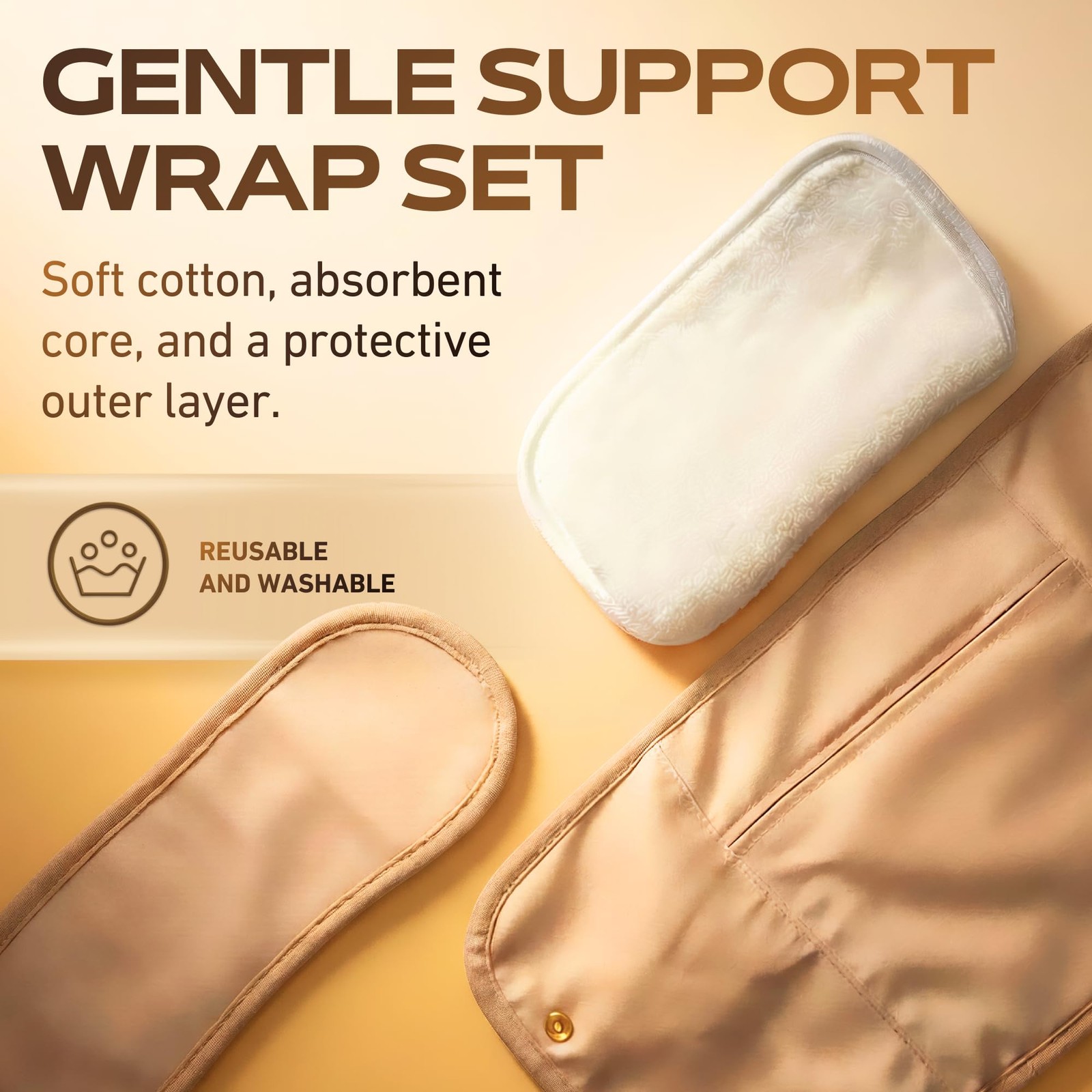 Organic Castor Oil Pack Wrap Kit – 8oz Cold Pressed Oil with Abdominal & Neck…