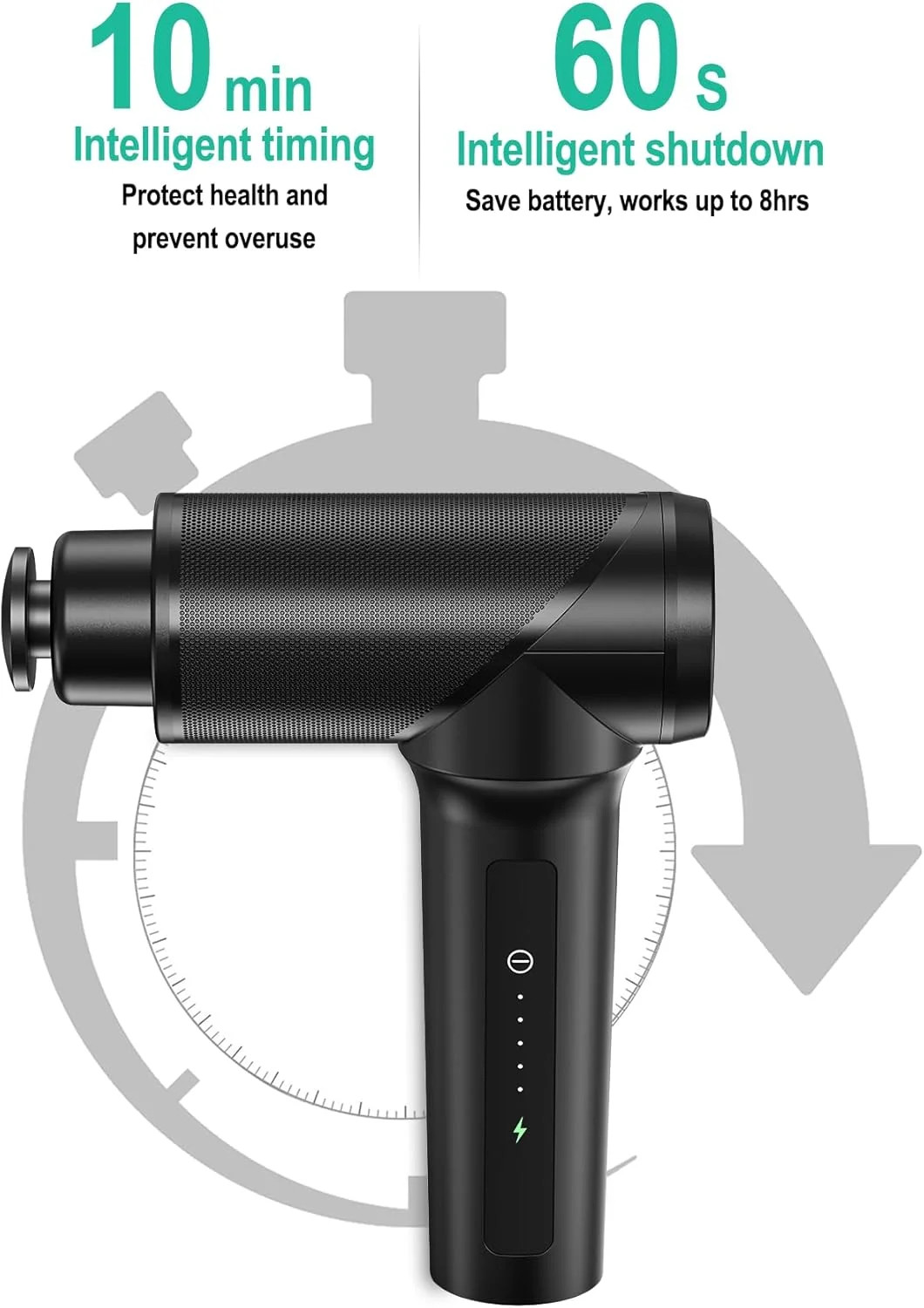 Medcursor Massage Gun – High Intensity Brushless Motor, Handheld Percussion Deep