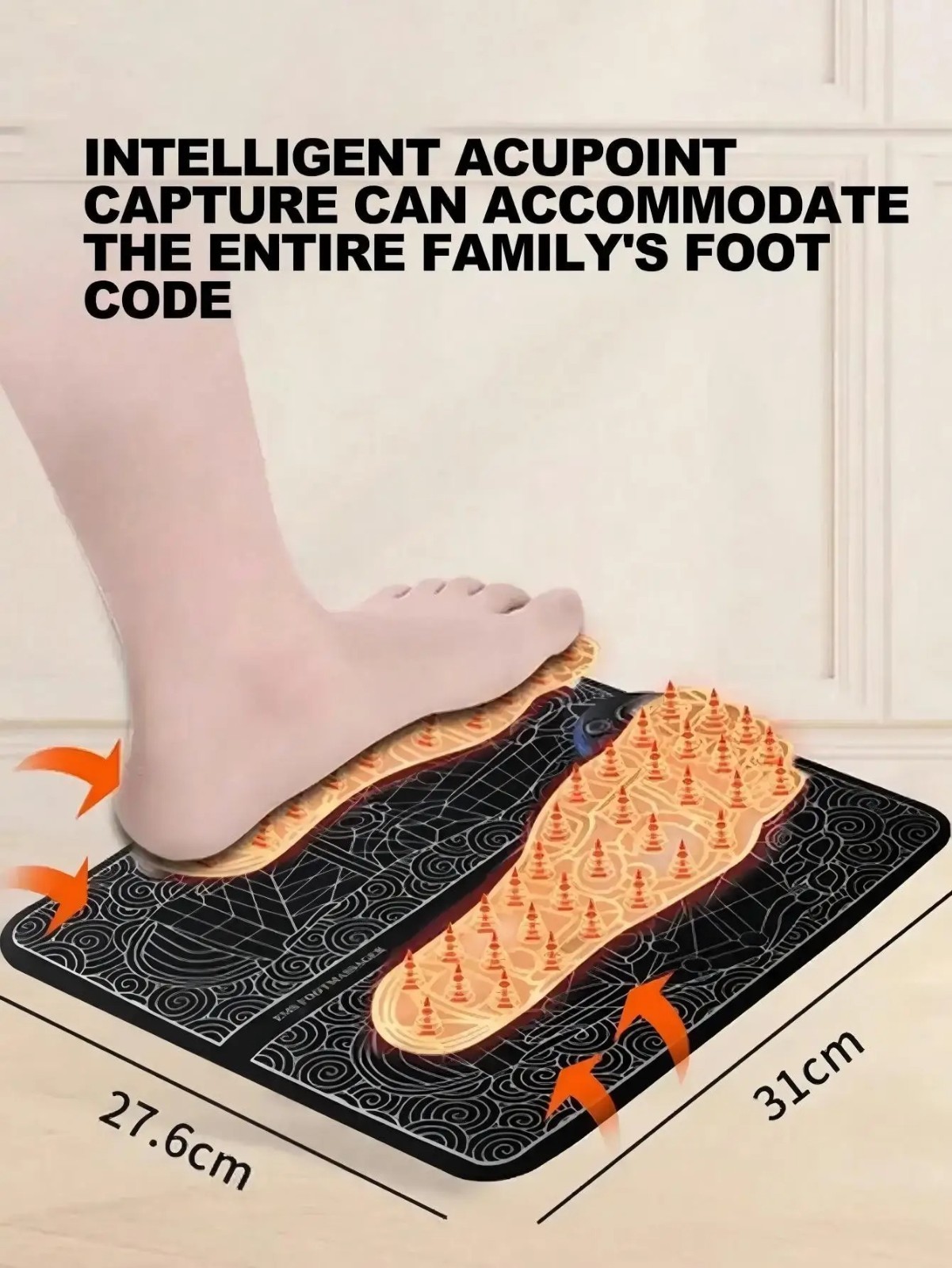 EMS Foot Massager Leg Electric Deep Reshaping Kneading Muscle Pain Relax Machine