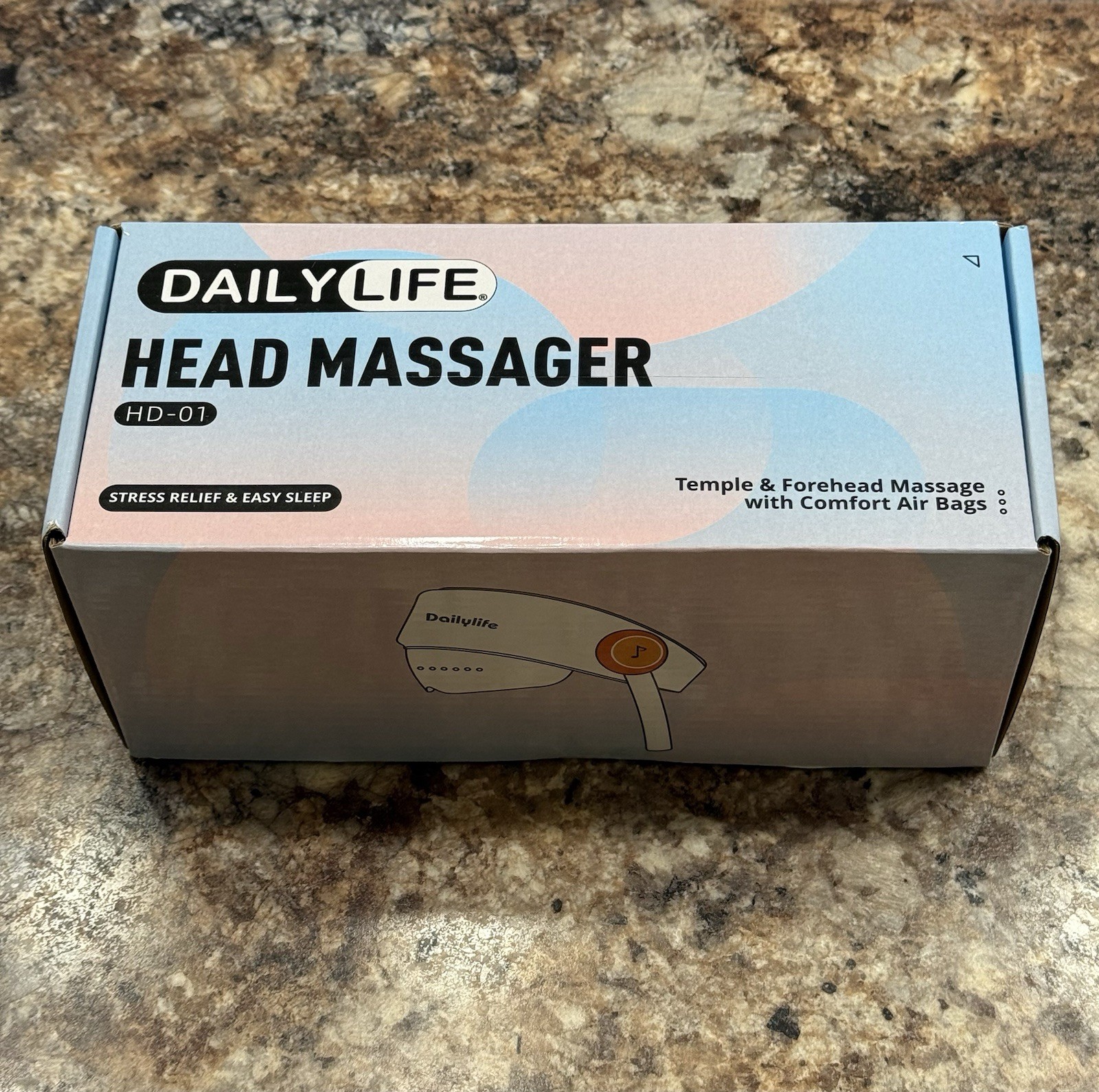 Electric Head Massager Hot Compress Levels Head Eye Massager