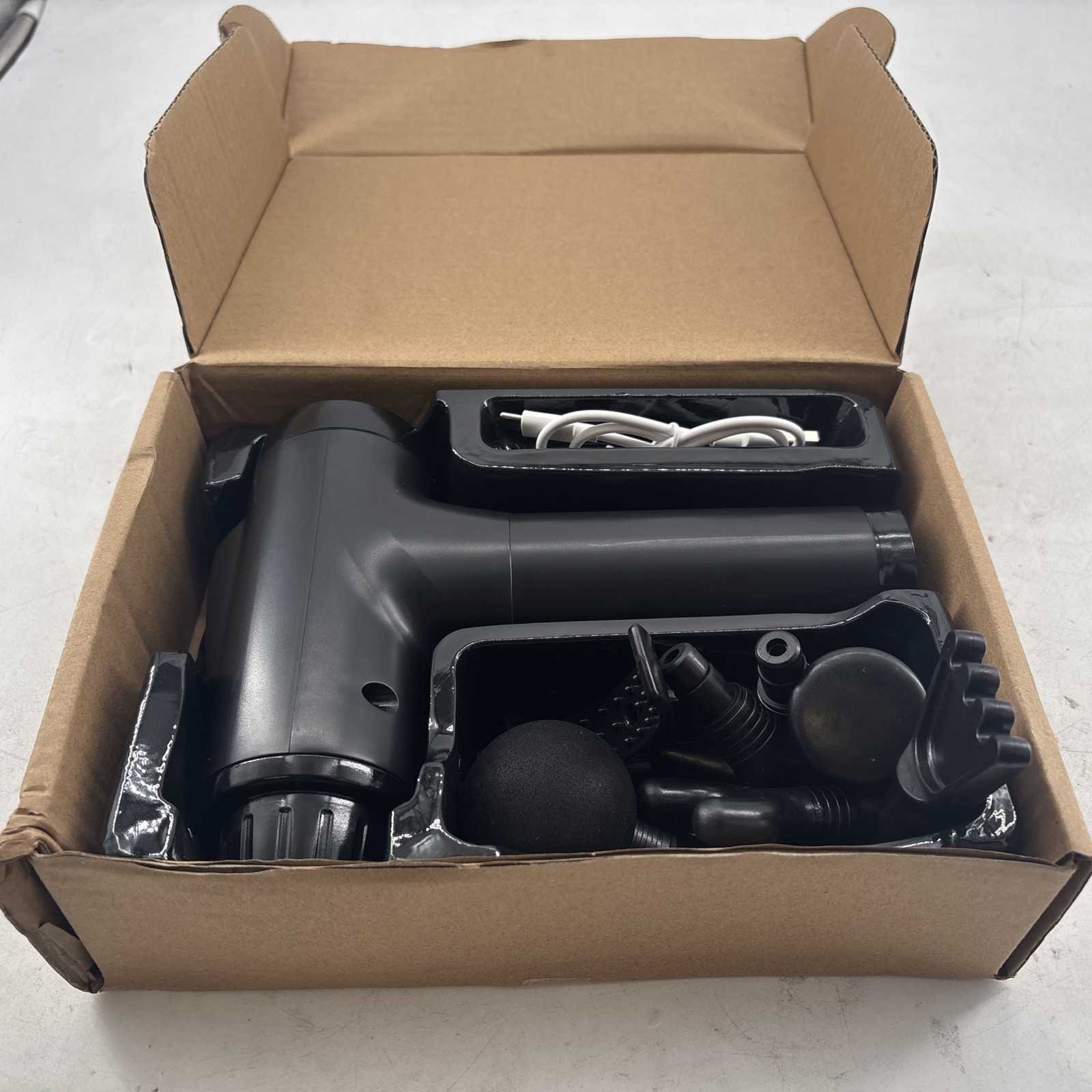 Olsky Message Gun With Attachments & 30 Speed (Black) (A567)