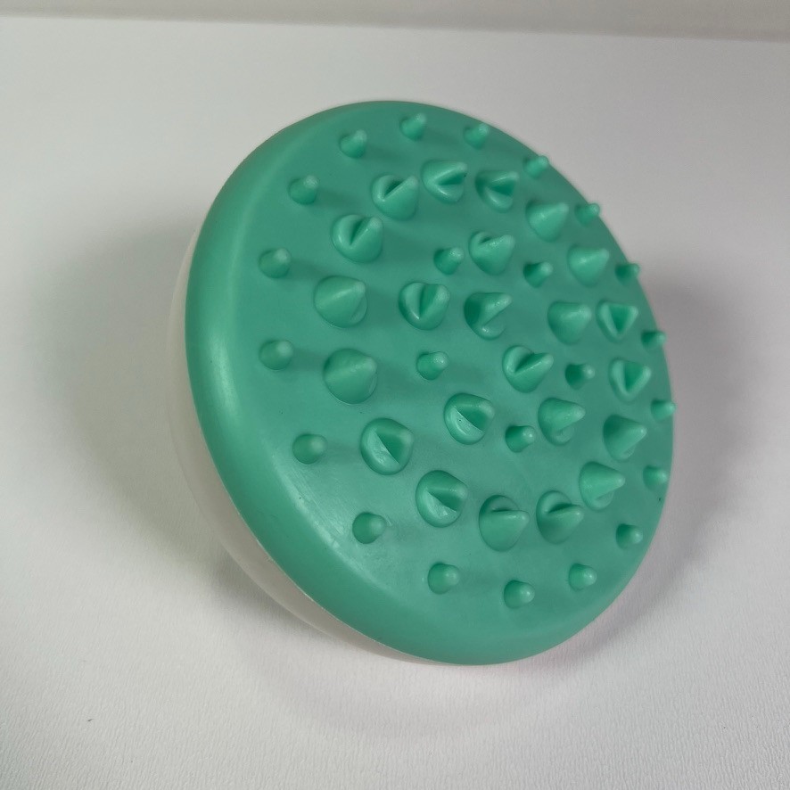 Silicone Handheld Anti-Cellulite Massager Body Scrubber (Green) Lot of (2x) NEW!