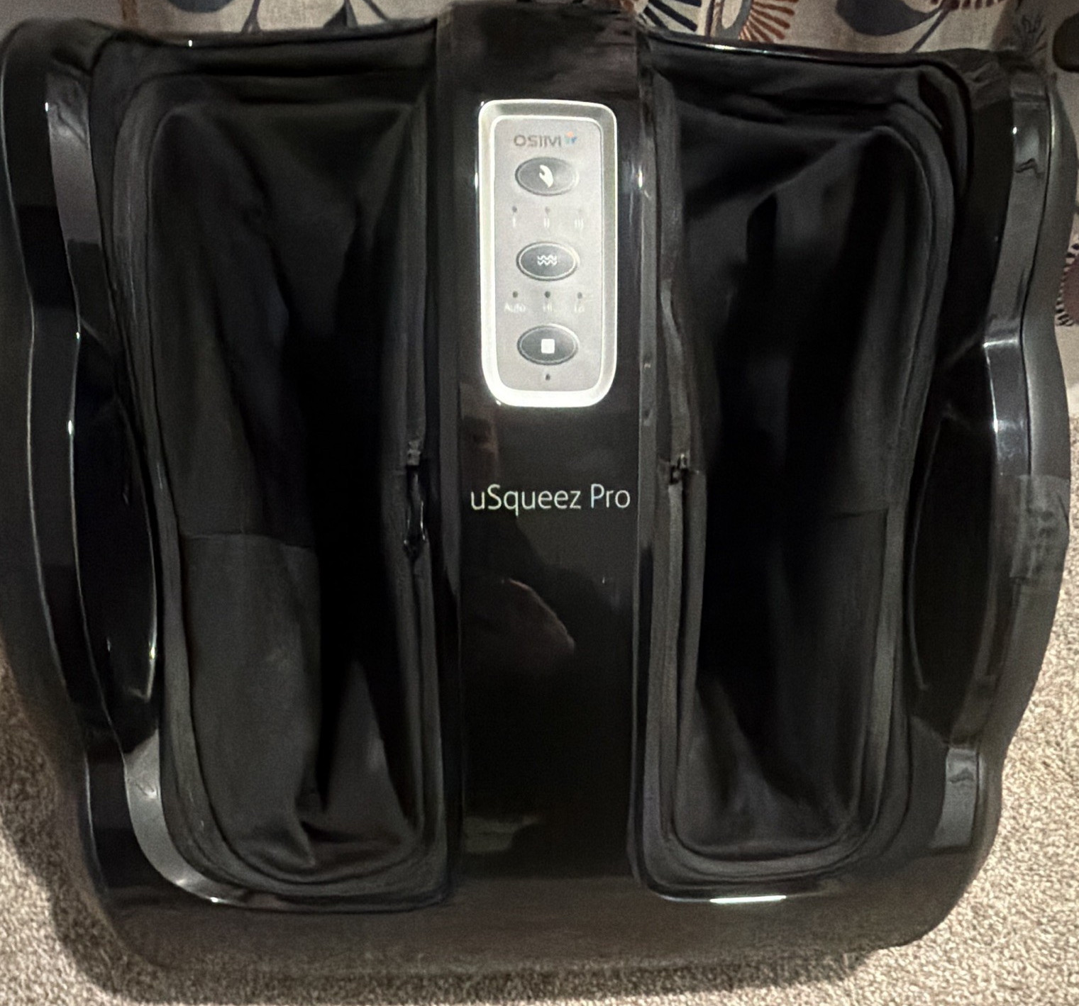 OSIM uSqueez Pro Foot & Leg Massager Air Compression Black OS-8005