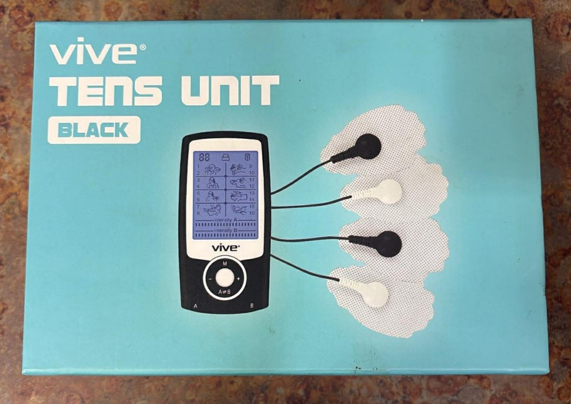 Vive Tens Unit Electrotherapy Muscle Stimulator Rechargeable Free Shipping