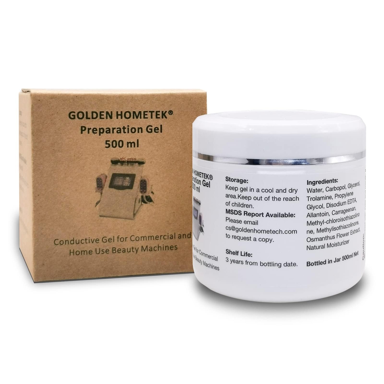 Preparation Gel, Microcurrent Conductive Gel for use with Radio Frequency Ski…